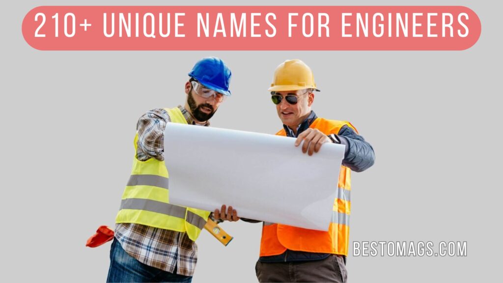 210+ unique names for engineers