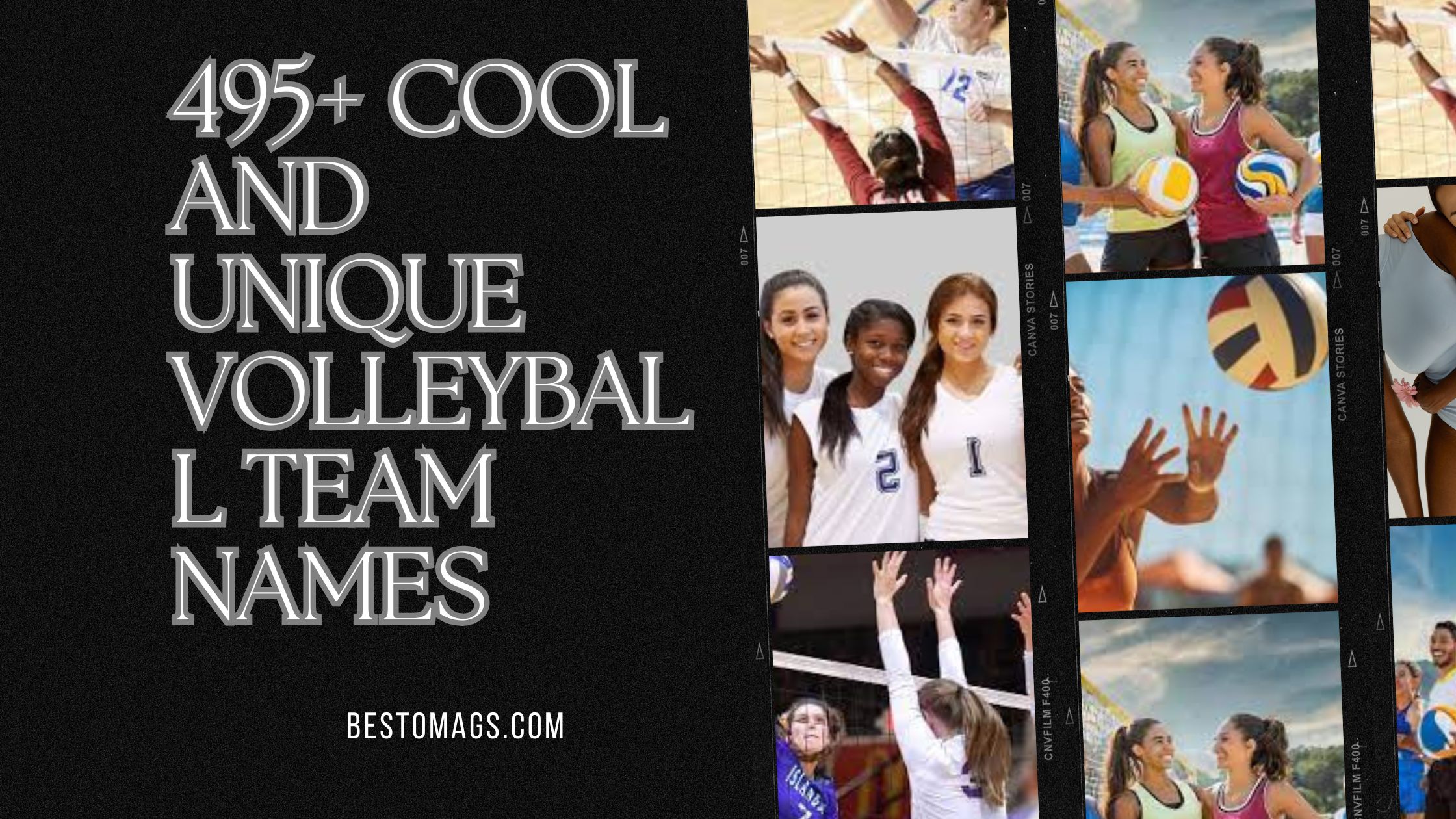 495+ cool and unique volleyball team names