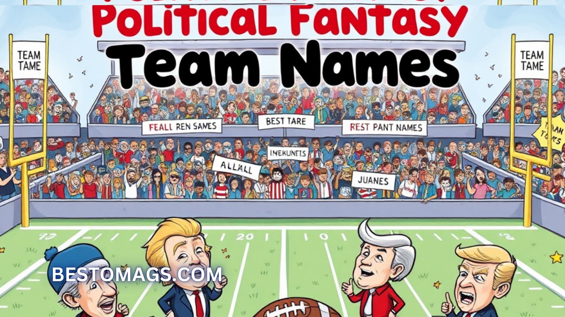 political fantasy football team names 185+