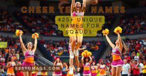 425+ unique cheer team names for sqauds