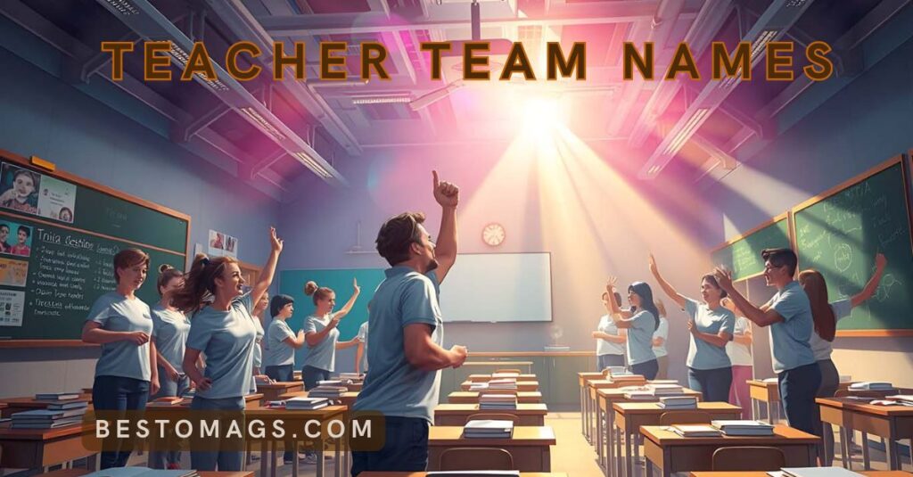 260+attrective teacher team names