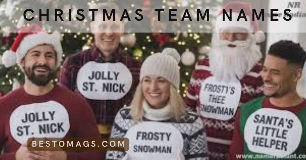 375+ unique and cool christmas team names