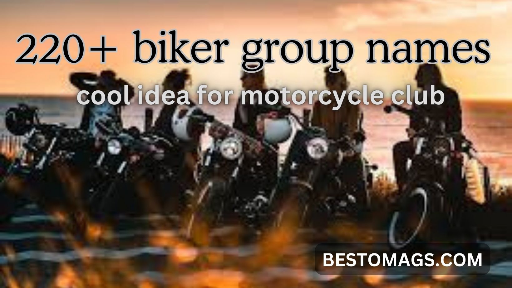 220+ biker group names : cool idea for motorcycle club