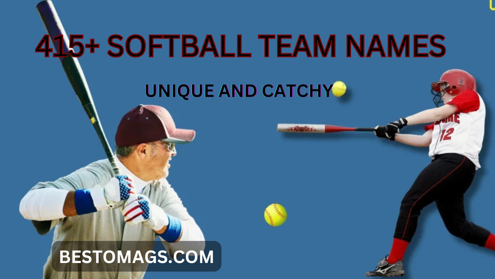 415+ unique and catchy Softball Team names