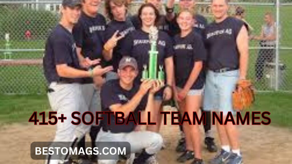 415+  unique and catchy Softball Team names